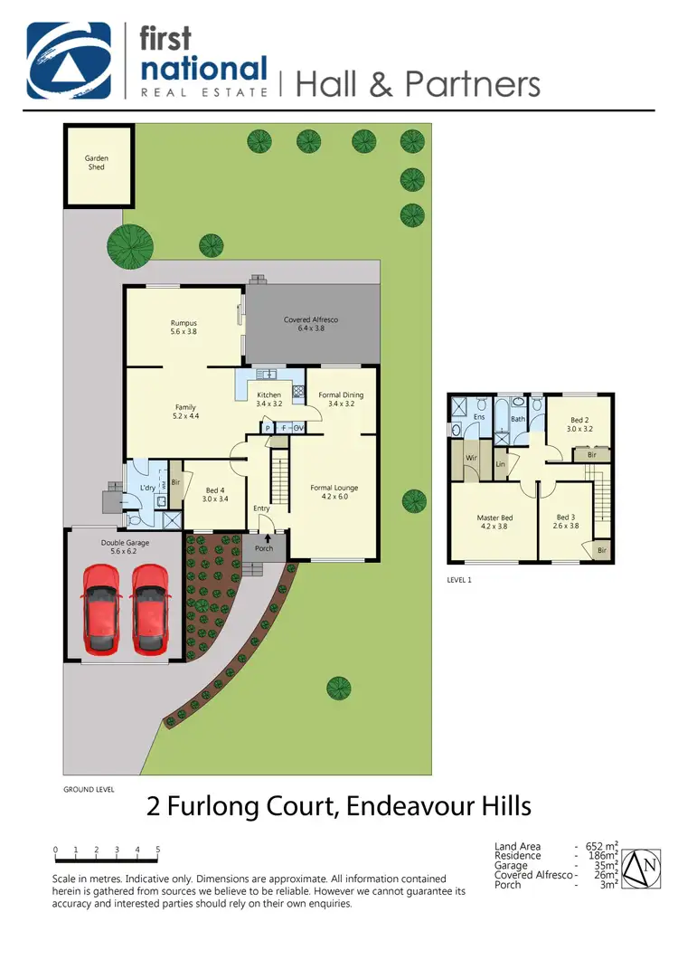 Floorplan of Homely house listing, 2 Furlong Court, Endeavour Hills VIC 3802