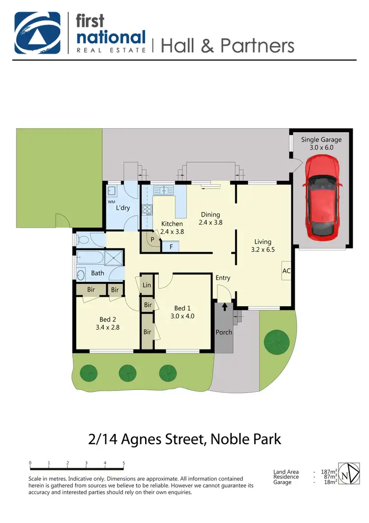 Floorplan of Homely unit listing, 2/14 Agnes Street, Noble Park VIC 3174