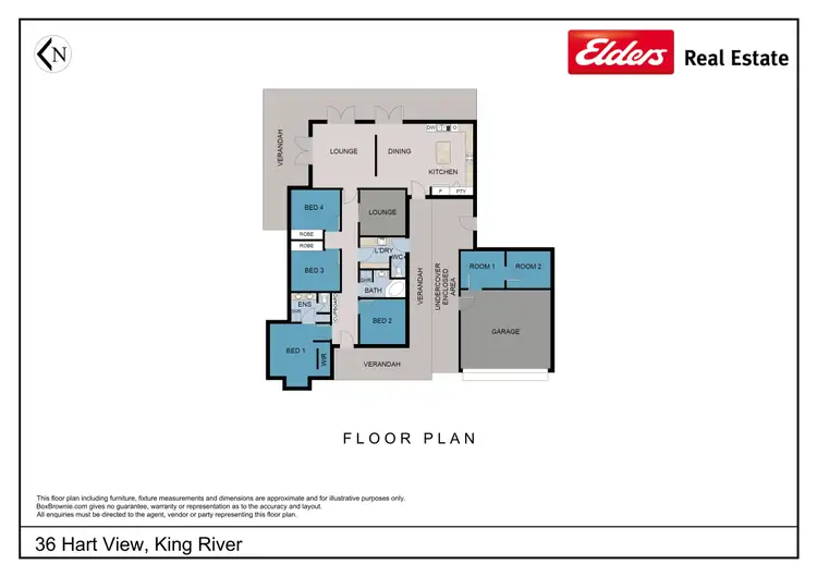 Floorplan of Homely house listing, 36 Hart View, King River WA 6330