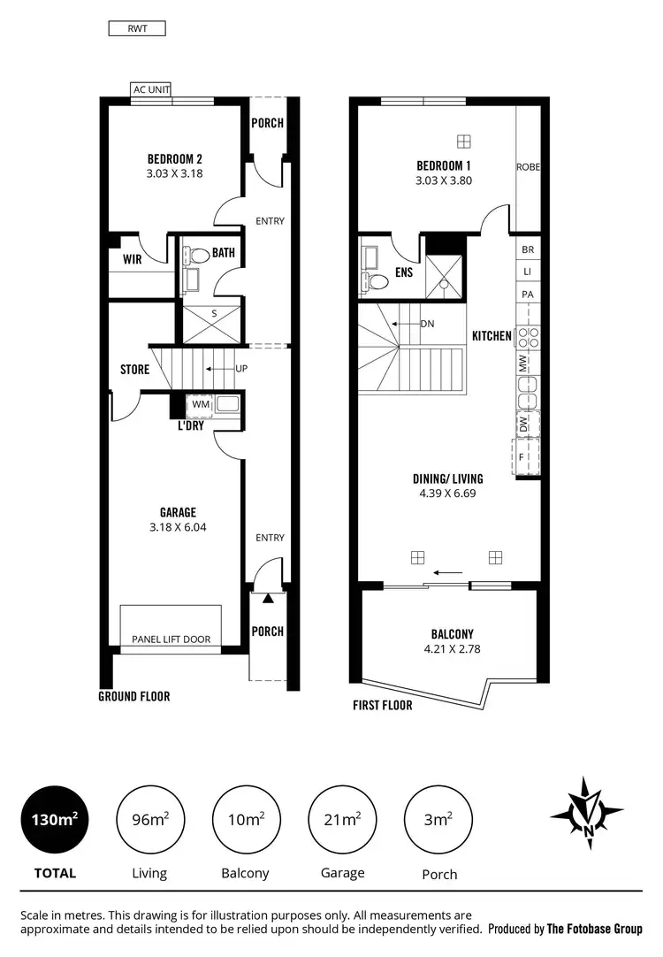 Floorplan of Homely townhouse listing, 12 Edith Street, Findon SA 5023