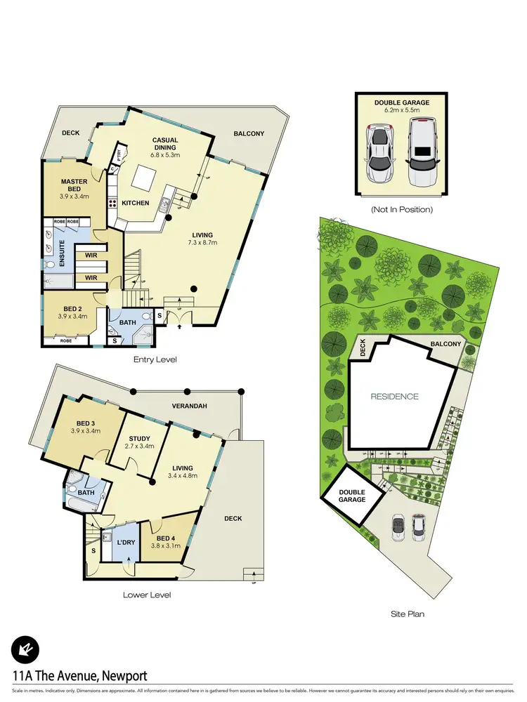 Floorplan of Homely house listing, 11A The Avenue, Newport NSW 2106