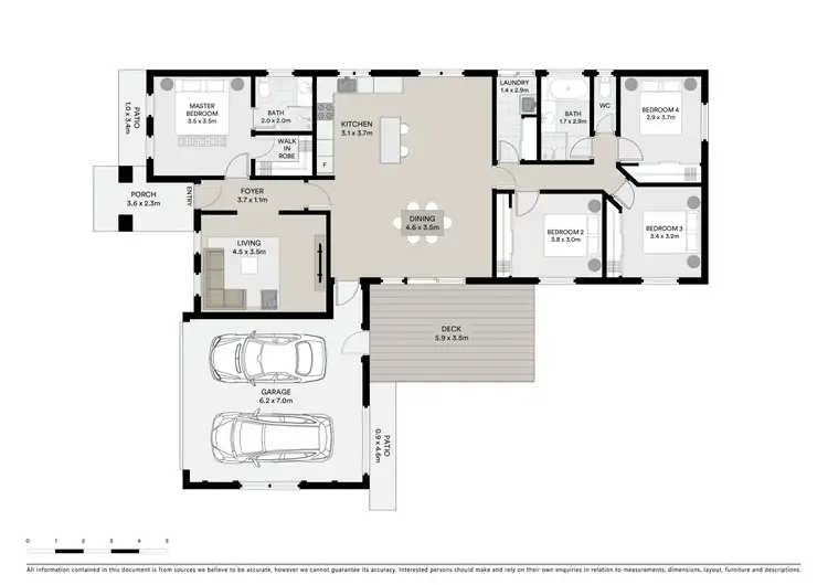 Floorplan of Homely house listing, 77 Songlark Crescent, Thurgoona NSW 2640