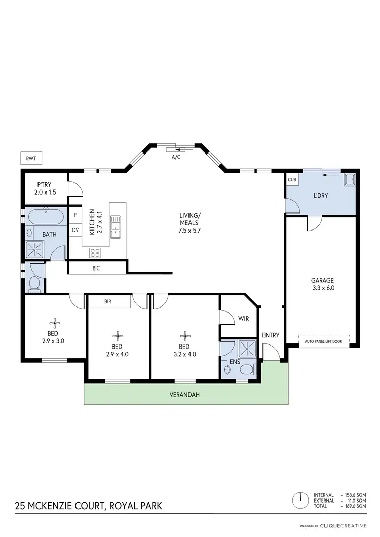 Floorplan of Homely house listing, 25 McKenzie Court, Royal Park SA 5014