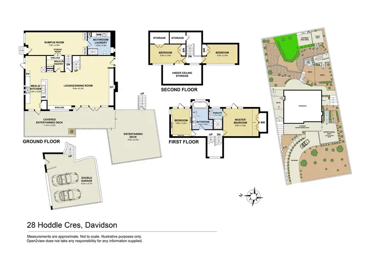 Floorplan of Homely house listing, 28 Hoddle Crescent, Davidson NSW 2085