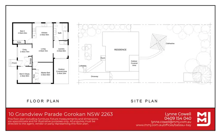 Floorplan of Homely house listing, 10 Grandview Parade, Gorokan NSW 2263