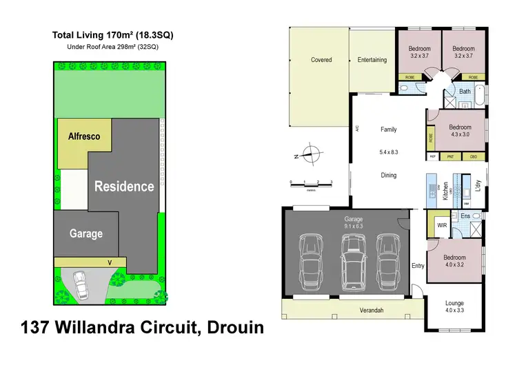 Floorplan of Homely house listing, 137 Willandra Circuit, Warragul VIC 3820