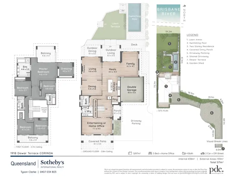 Floorplan of Homely house listing, 191B Dewar Terrace, Corinda QLD 4075