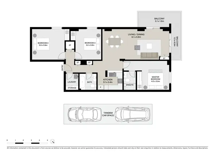 Floorplan of Homely apartment listing, 6321/6 Porter Street, Ryde NSW 2112