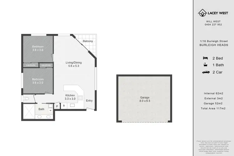 Floorplan of Homely apartment listing, 1/16 Burleigh Street, Burleigh Heads QLD 4220