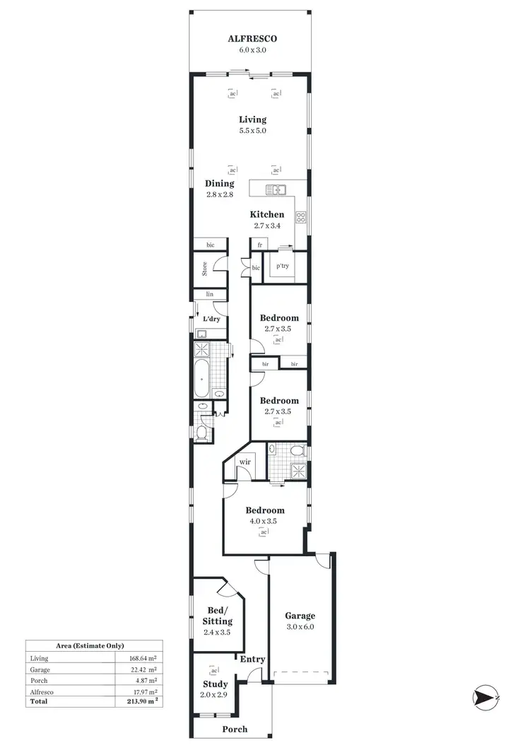 Floorplan of Homely house listing, 4B Courtabie Avenue, Rostrevor SA 5073