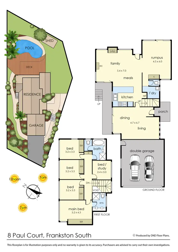 Floorplan of Homely house listing, 8 Paul Court, Frankston South VIC 3199