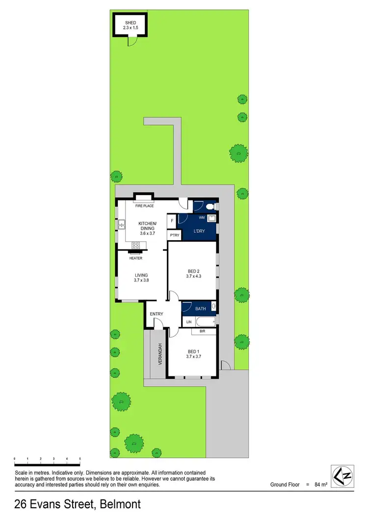 Floorplan of Homely house listing, 26 Evans Street, Belmont VIC 3216