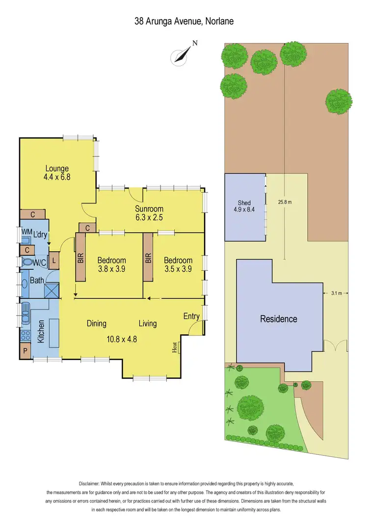 Floorplan of Homely house listing, 38 Arunga Avenue, Norlane VIC 3214