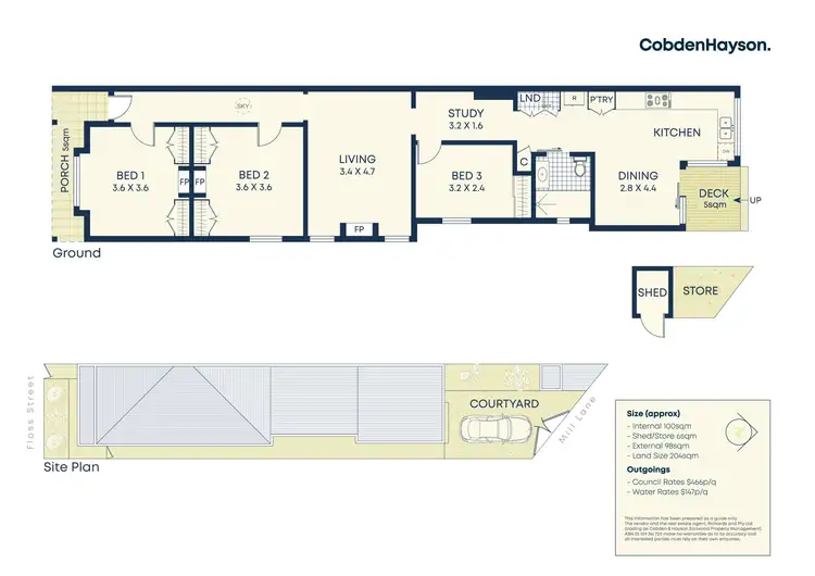 Floorplan of Homely house listing, 41 Floss Street, Hurlstone Park NSW 2193