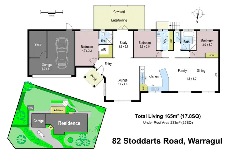 Floorplan of Homely house listing, 82 Stoddarts Road, Warragul VIC 3820