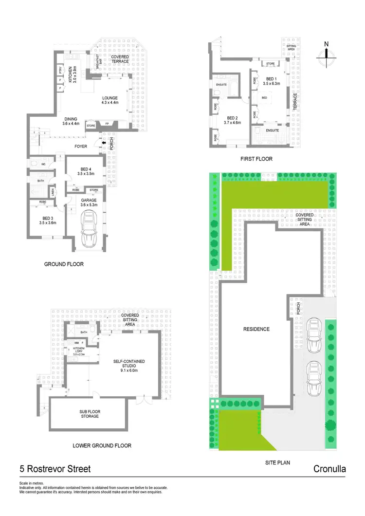 Floorplan of Homely house listing, 5 Rostrevor Street, Cronulla NSW 2230