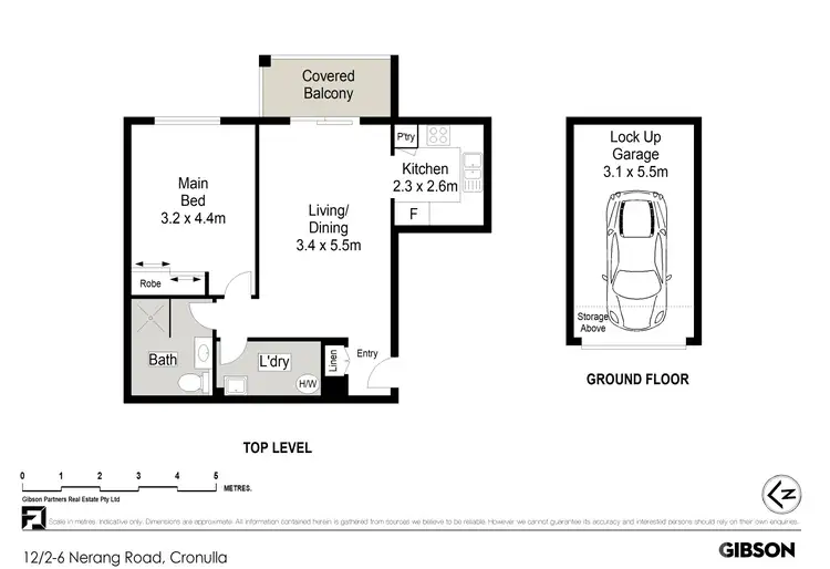 Floorplan of Homely apartment listing, 12/2-6 Nerang Road, Cronulla NSW 2230