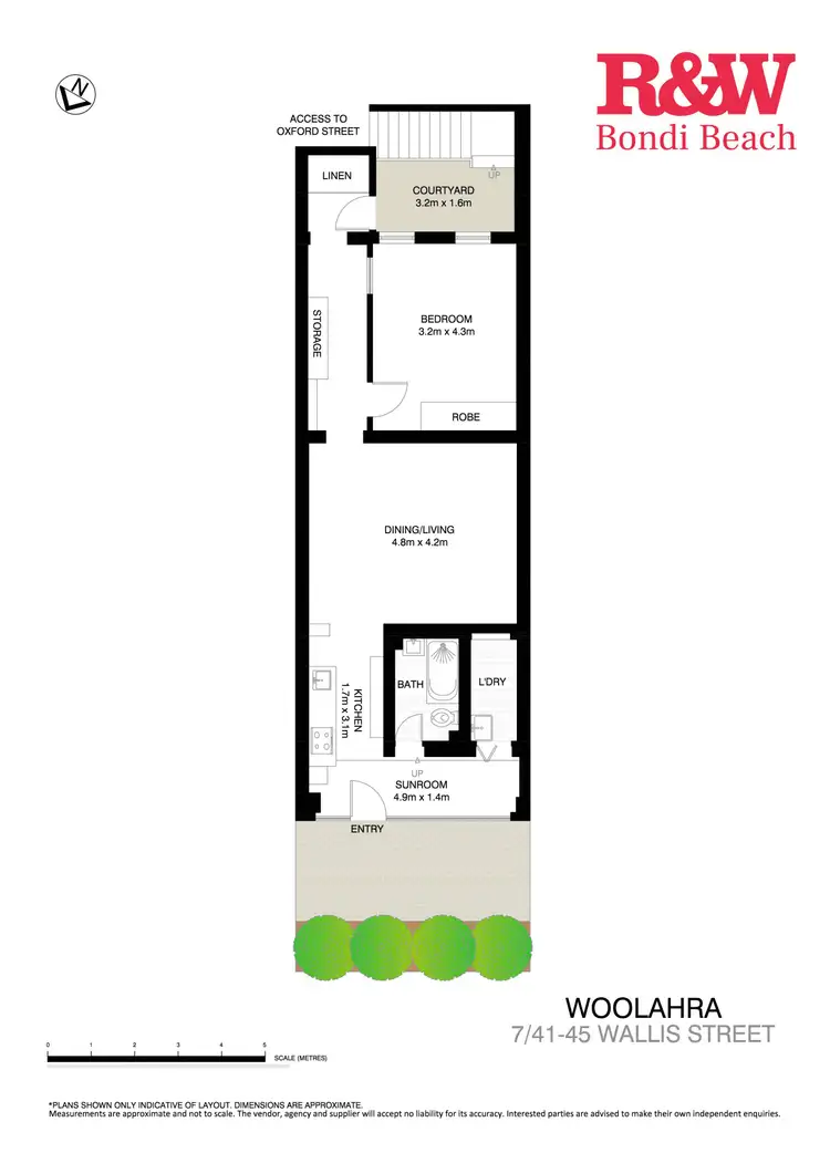 Floorplan of Homely apartment listing, 7/41-45 Wallis Street, Woollahra NSW 2025