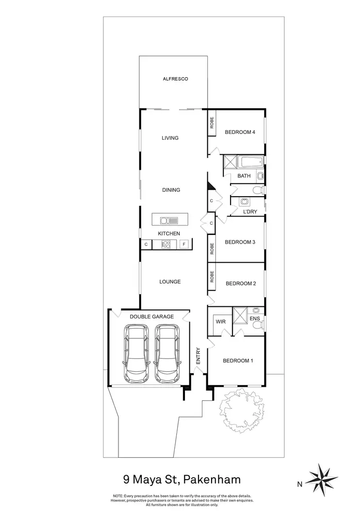 Floorplan of Homely house listing, 9 Maya Street, Pakenham VIC 3810