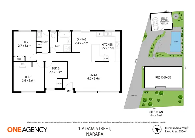 Floorplan of Homely house listing, 1 Adam Street, Narara NSW 2250
