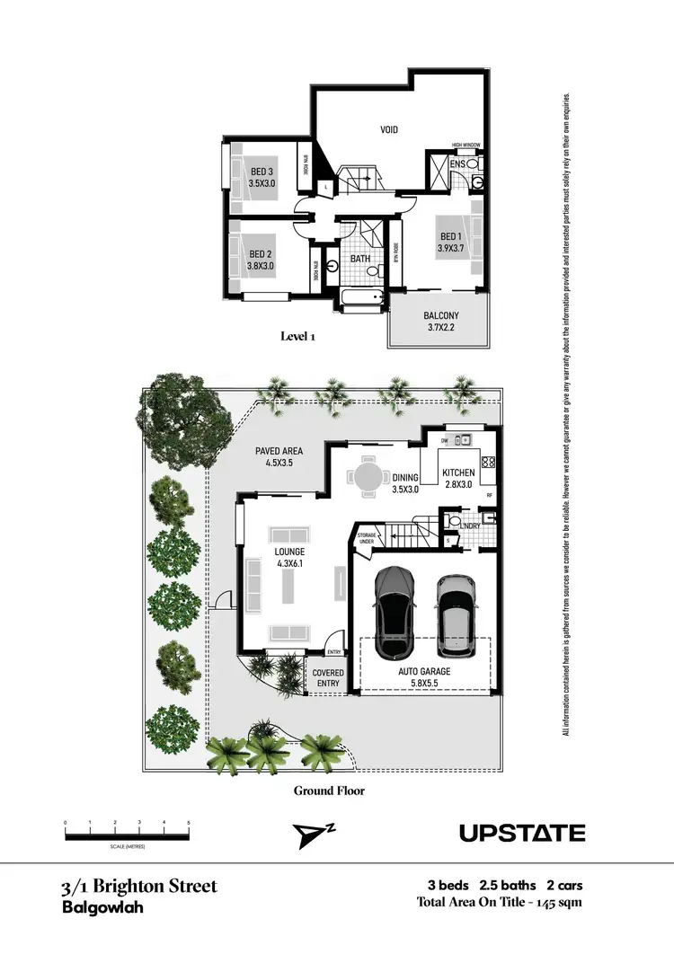 Floorplan of Homely townhouse listing, 3/1 Brighton Street, Balgowlah NSW 2093