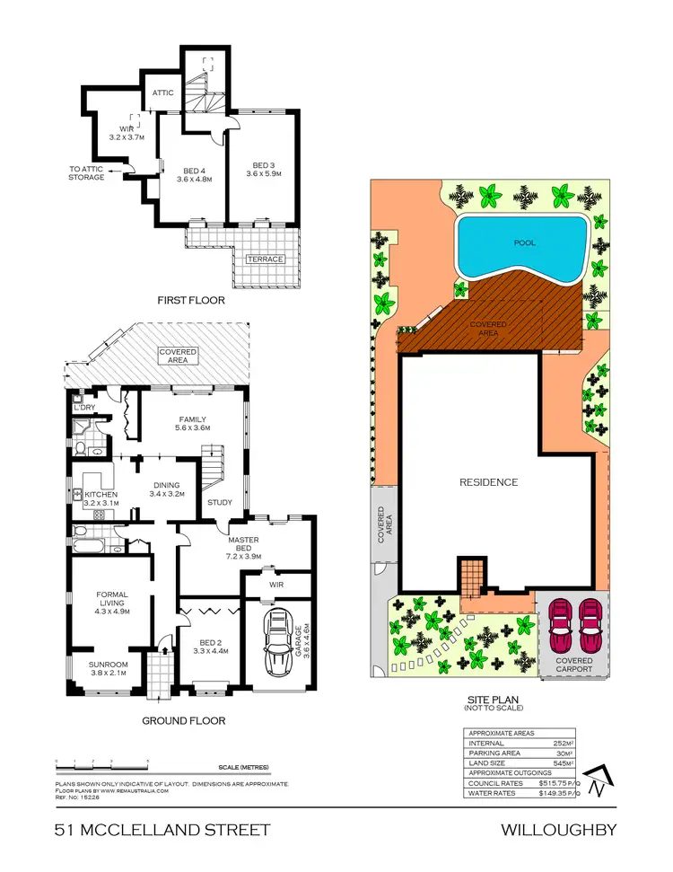 Floorplan of Homely house listing, 51 McClelland Street, Willoughby NSW 2068