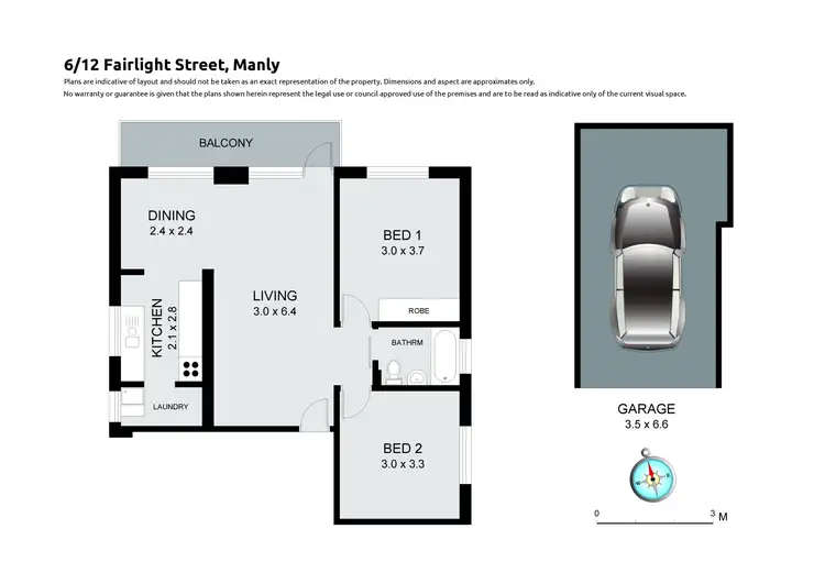 Floorplan of Homely apartment listing, 6/12 Fairlight Street, Manly NSW 2095