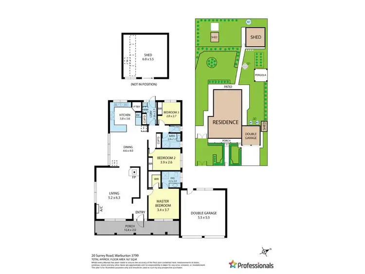 Floorplan of Homely house listing, 20 Surrey Road, Warburton VIC 3799