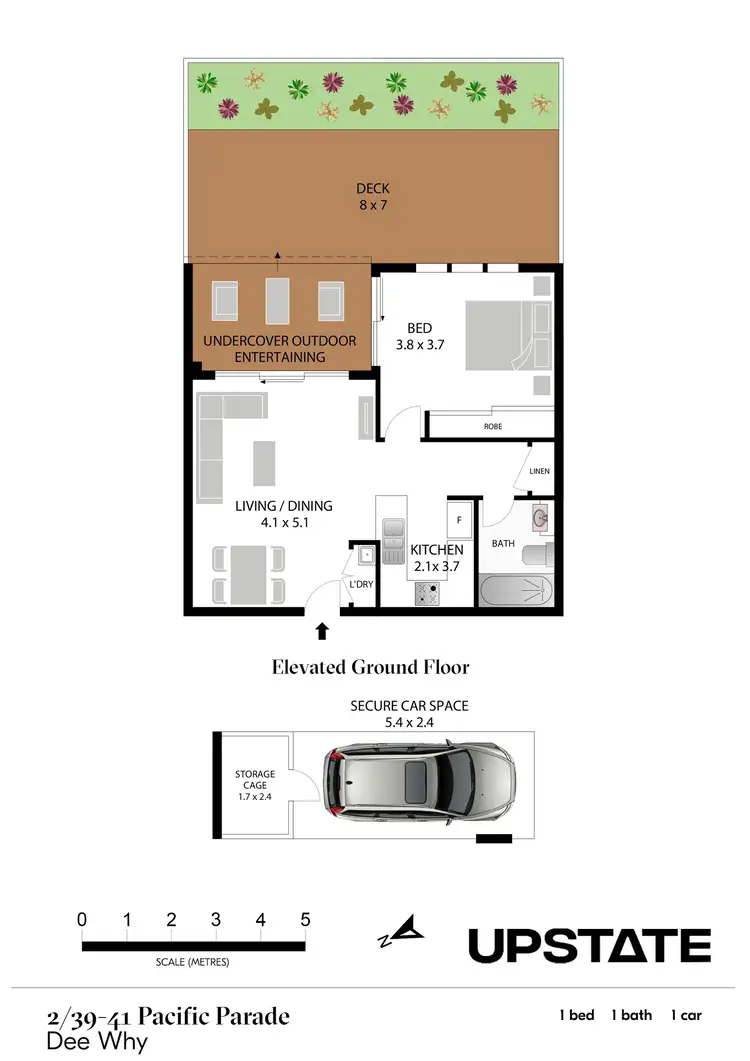 Floorplan of Homely apartment listing, 2/39-41 Pacific Parade, Dee Why NSW 2099