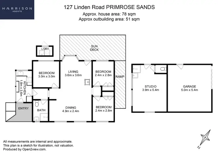 Floorplan of Homely house listing, 127 Linden Road, Primrose Sands TAS 7173