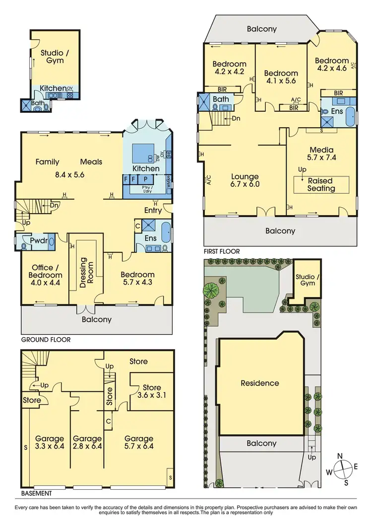 Floorplan of Homely house listing, 13 Foam Street, Parkdale VIC 3195