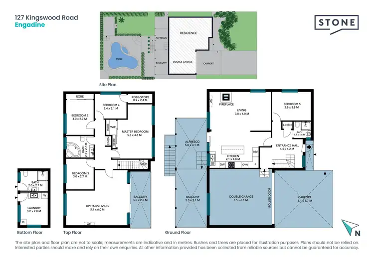 Floorplan of Homely house listing, 127 Kingswood Road, Engadine NSW 2233