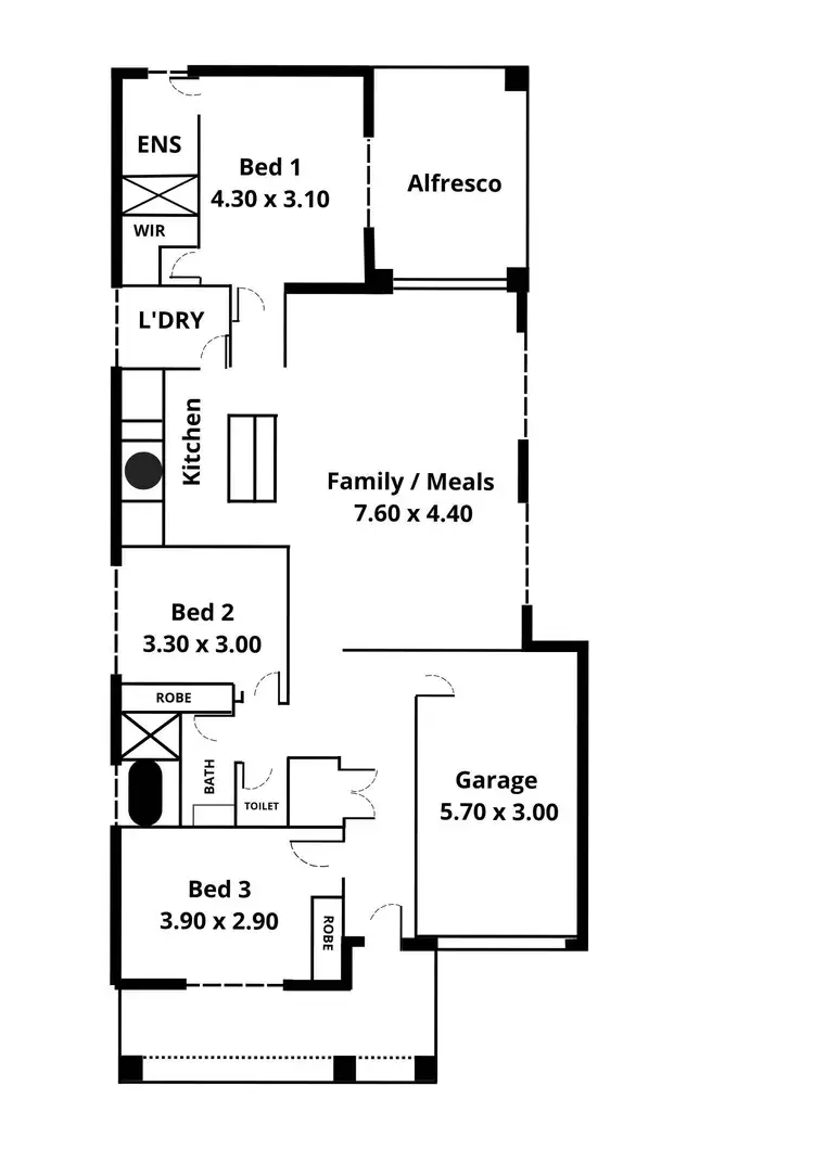 Floorplan of Homely house listing, 25 Faulding Avenue, Munno Para SA 5115