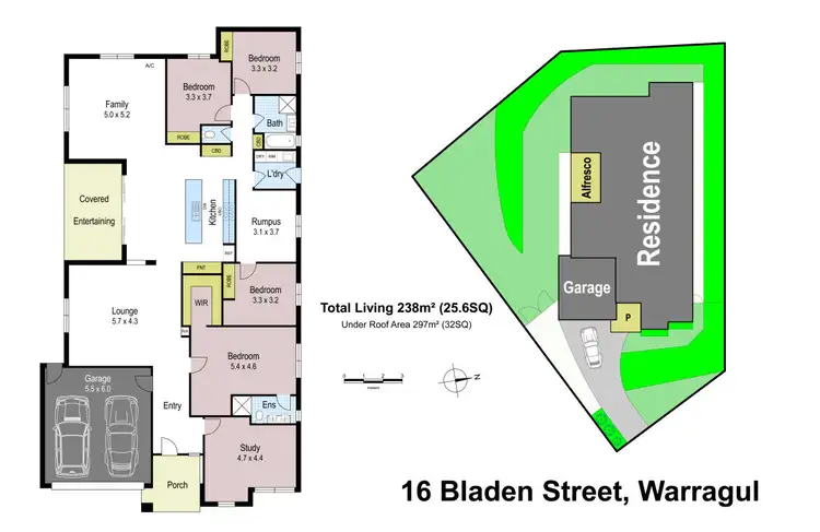 Floorplan of Homely house listing, 16 Bladen Street, Warragul VIC 3820