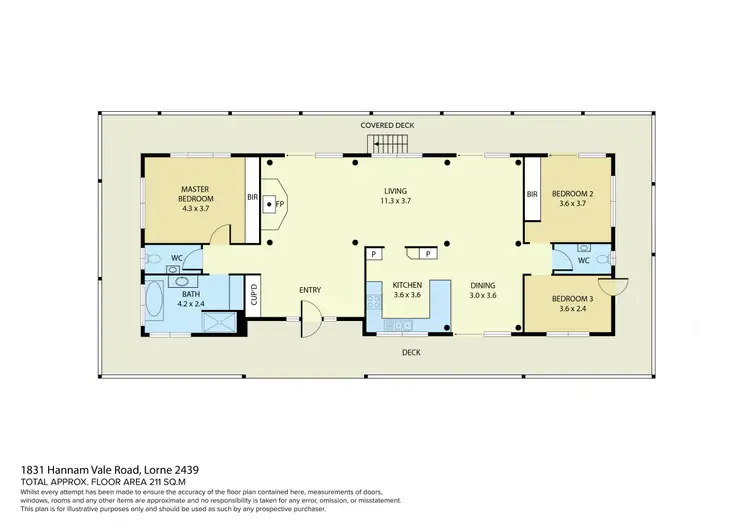 Floorplan of Homely rural property listing, 1831 Hannam Vale Road, Lorne NSW 2439