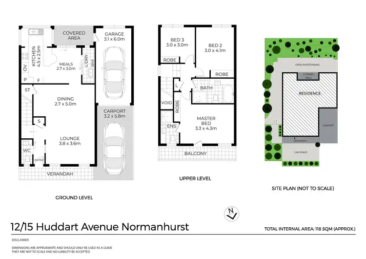 Floorplan of Homely townhouse listing, 12/15 Huddart Avenue, Normanhurst NSW 2076