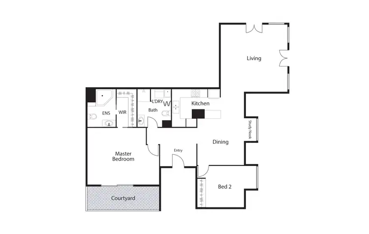 Floorplan of Homely unit listing, 139/14 Boolee Street, Reid ACT 2612