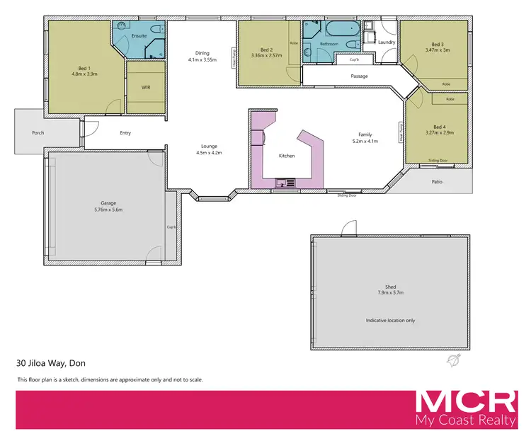 Floorplan of Homely house listing, 30 Jiloa Way, Don TAS 7310
