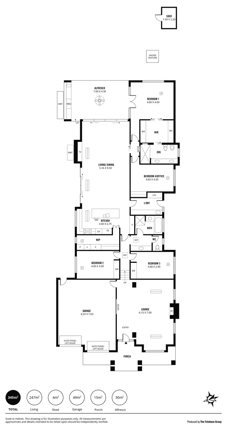 Floorplan of Homely house listing, 46 Hyland Terrace, Rosslyn Park SA 5072