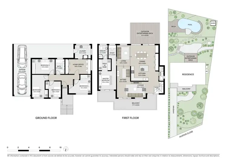 Floorplan of Homely house listing, 5 Aldous Close, Hornsby Heights NSW 2077