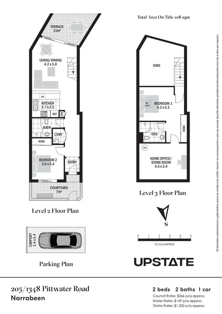 Floorplan of Homely unit listing, 205/1348 Pittwater Road, Narrabeen NSW 2101