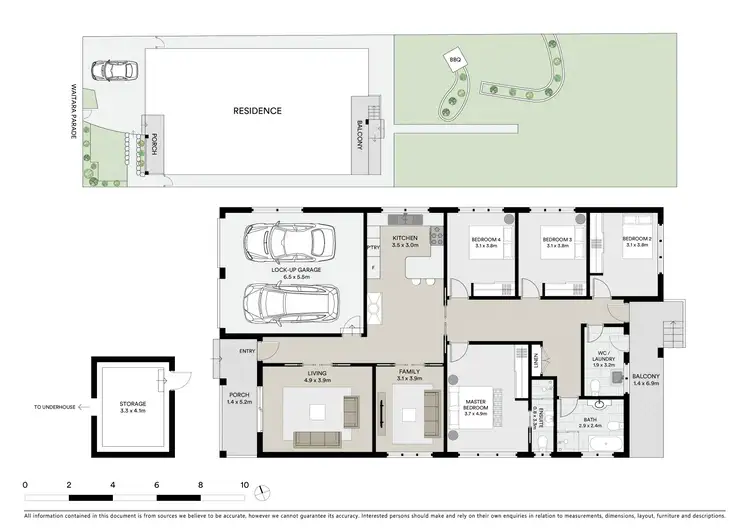 Floorplan of Homely house listing, 20 Waitara Parade, Hurstville Grove NSW 2220