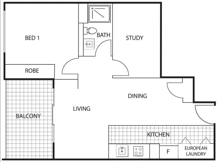 Floorplan of Homely apartment listing, 262/325 Anketell Street, Greenway ACT 2900