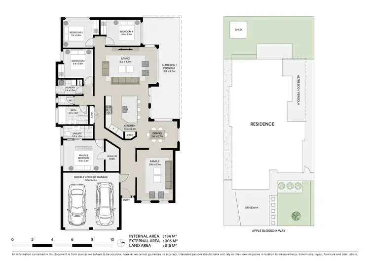 Floorplan of Homely house listing, 4 Apple Blossom Way, Hamlyn Terrace NSW 2259