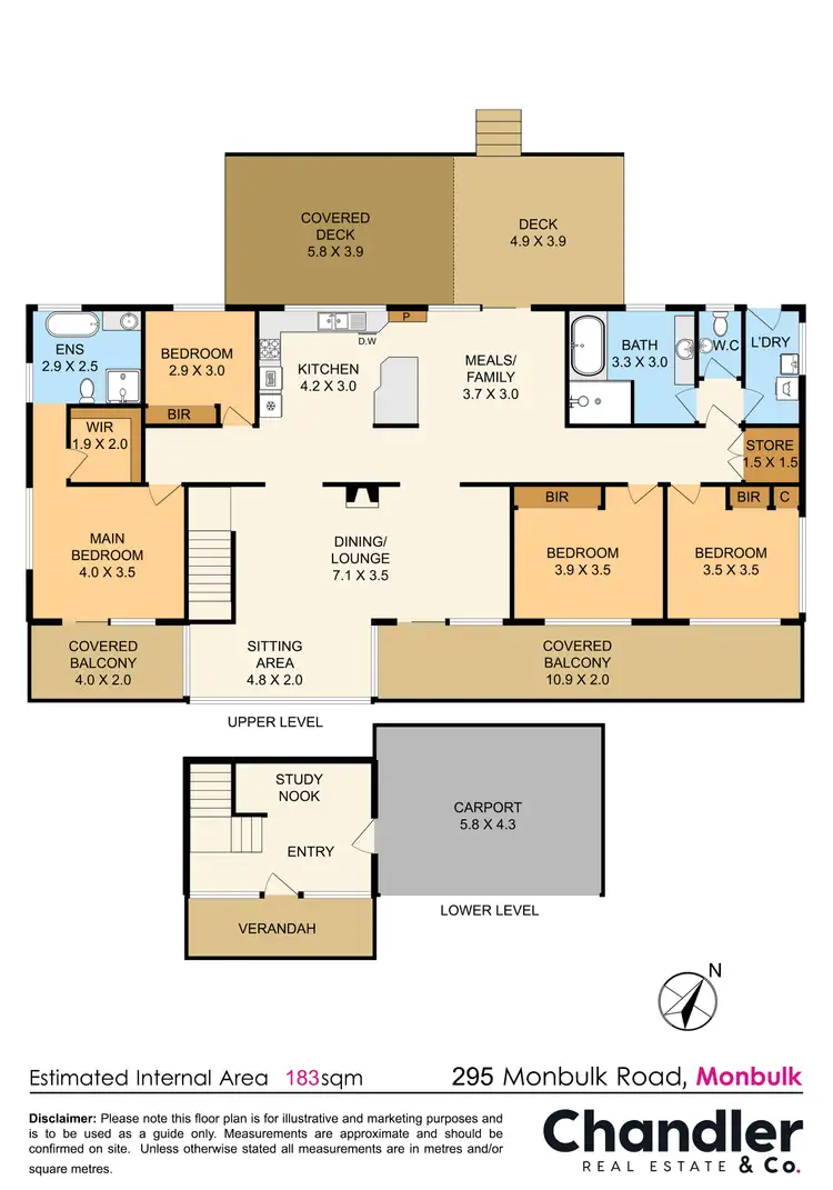Floorplan of Homely house listing, 295 Monbulk Road, Monbulk VIC 3793