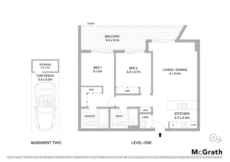Floorplan of Homely apartment listing, 104/8 Thorogood Boulevard, North Kellyville NSW 2155