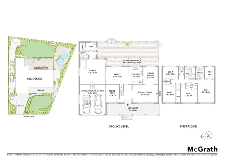 Floorplan of Homely house listing, 72 Ulundri Drive, Castle Hill NSW 2154