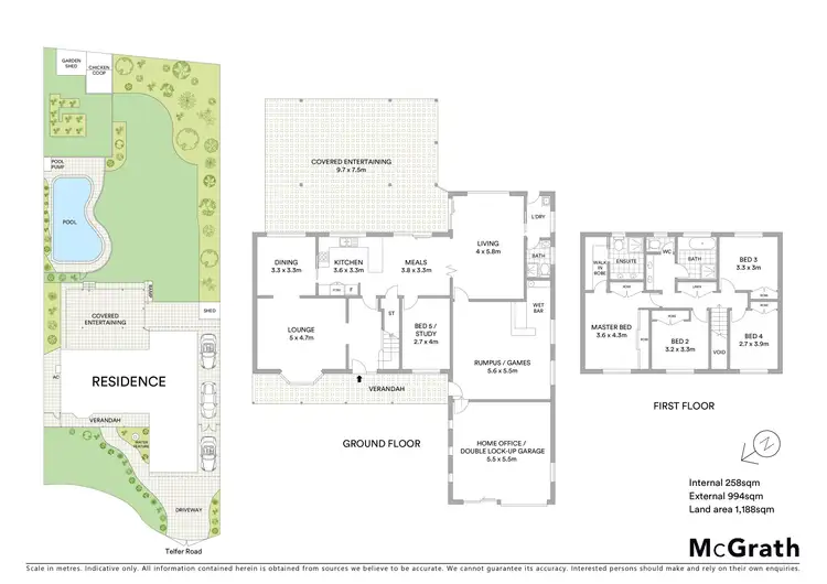 Floorplan of Homely house listing, 65 Telfer Road, Castle Hill NSW 2154