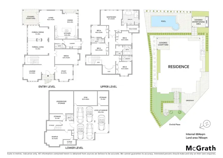 Floorplan of Homely house listing, 2A Orchid Place, West Pennant Hills NSW 2125