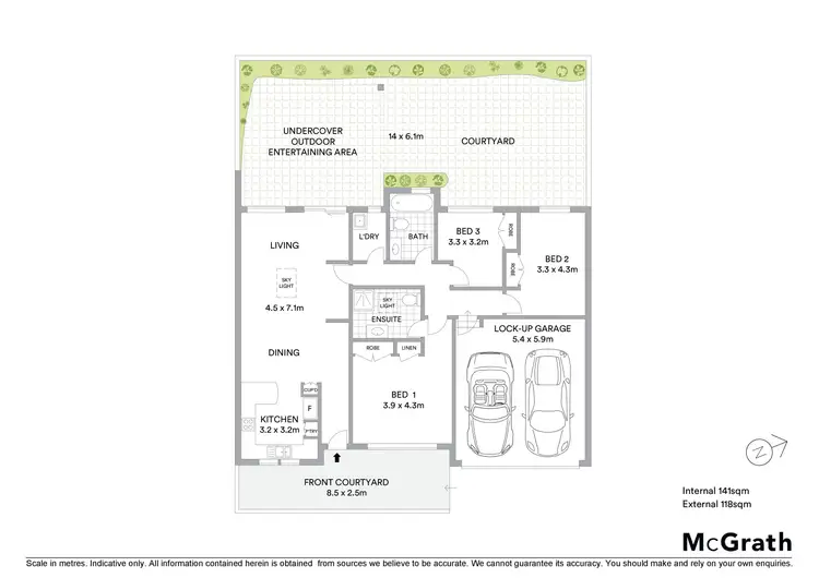Floorplan of Homely townhouse listing, 7/9 Oakland Avenue, Baulkham Hills NSW 2153